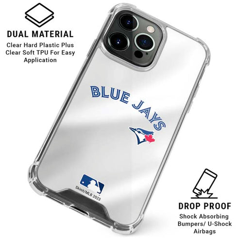 MLB Toronto Blue Jays Jersey Home iPhone 16 Pro Clear Case